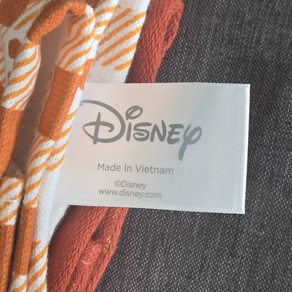 Disney Mickey Mouse Plaid Cotton Hand Towels – Set of 2